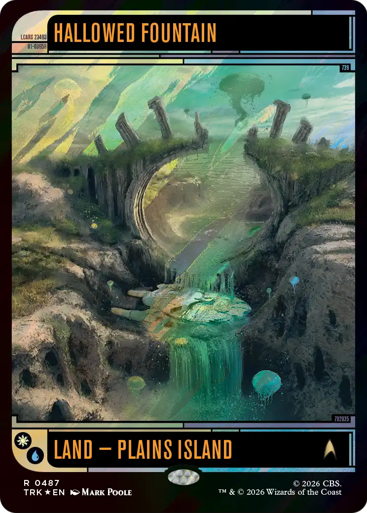 Hallowed Fountain (Surge Foil) [Star Trek] | Anubis Games and Hobby