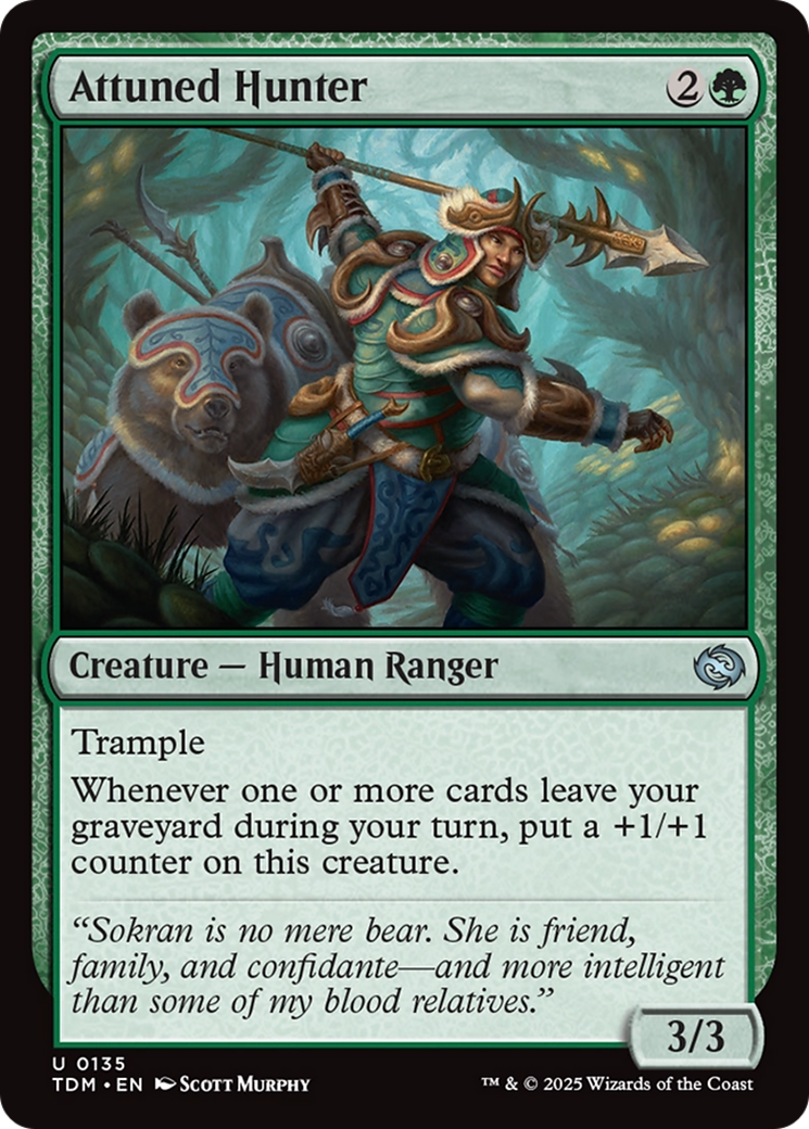 Attuned Hunter [Tarkir: Dragonstorm] | Anubis Games and Hobby
