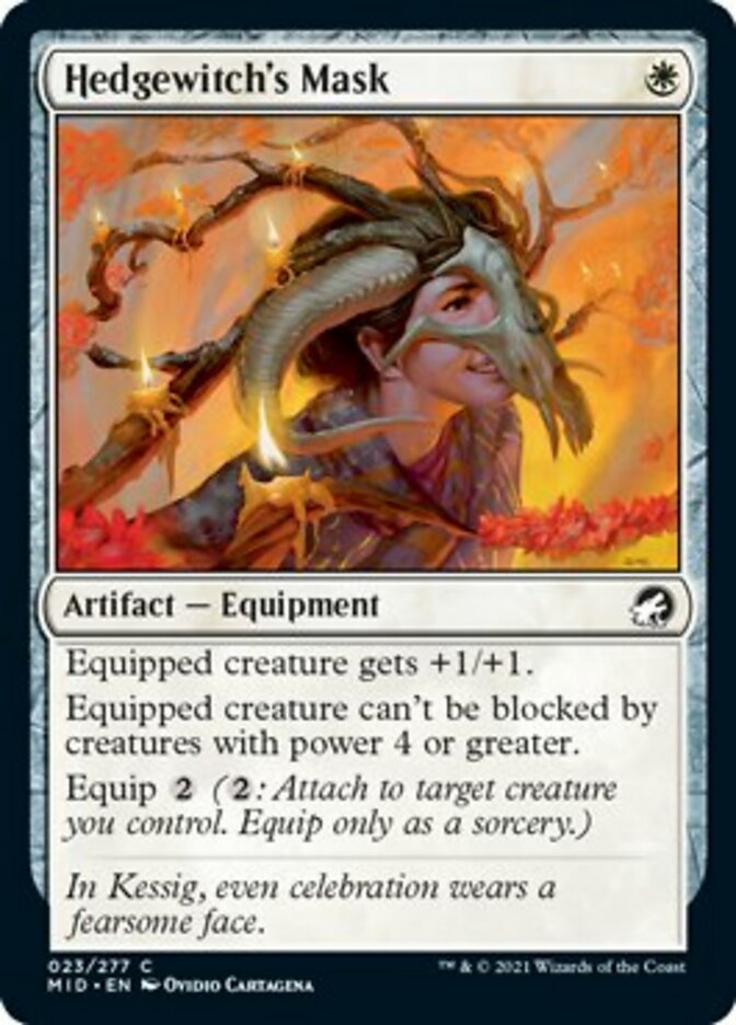 Hedgewitch's Mask [Innistrad: Midnight Hunt] | Anubis Games and Hobby
