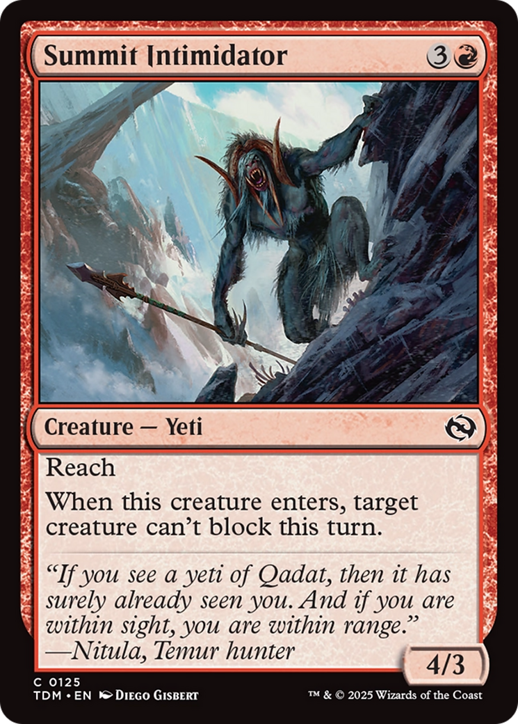 Summit Intimidator [Tarkir: Dragonstorm] | Anubis Games and Hobby