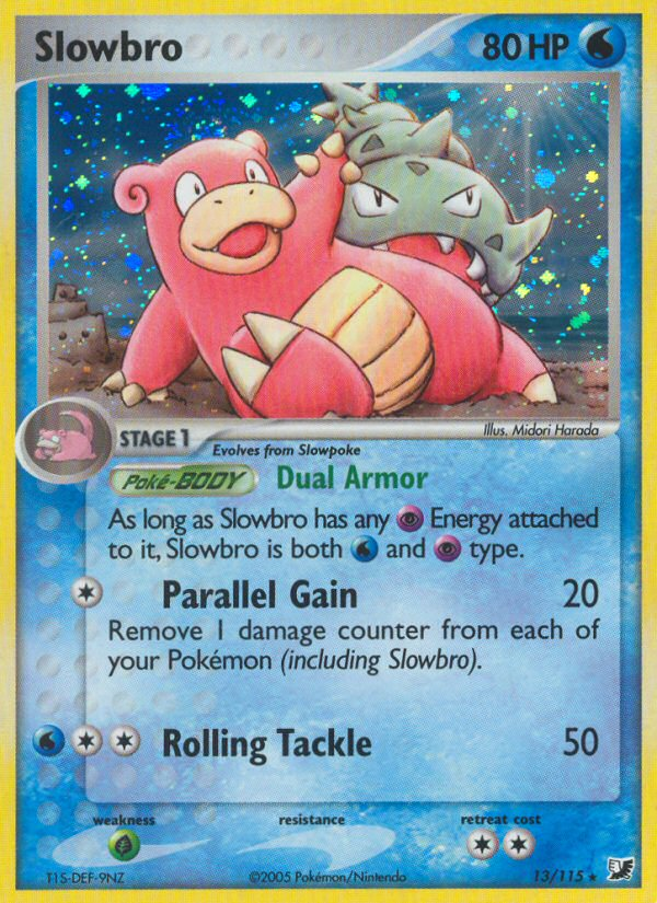 Slowbro (13/115) [EX: Unseen Forces] | Anubis Games and Hobby