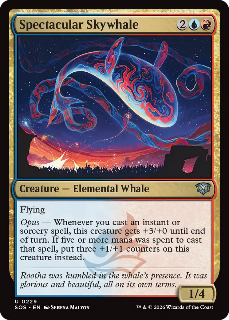 Spectacular Skywhale [Secrets of Strixhaven] | Anubis Games and Hobby