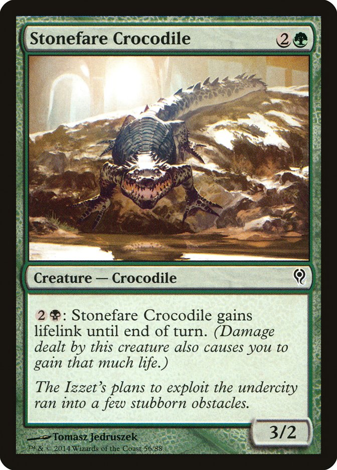 Stonefare Crocodile [Duel Decks: Jace vs. Vraska] | Anubis Games and Hobby