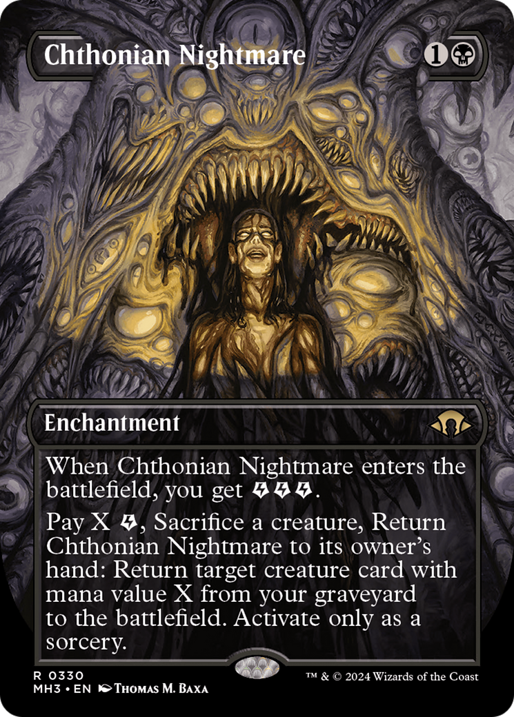 Chthonian Nightmare (Borderless) [Modern Horizons 3] | Anubis Games and Hobby