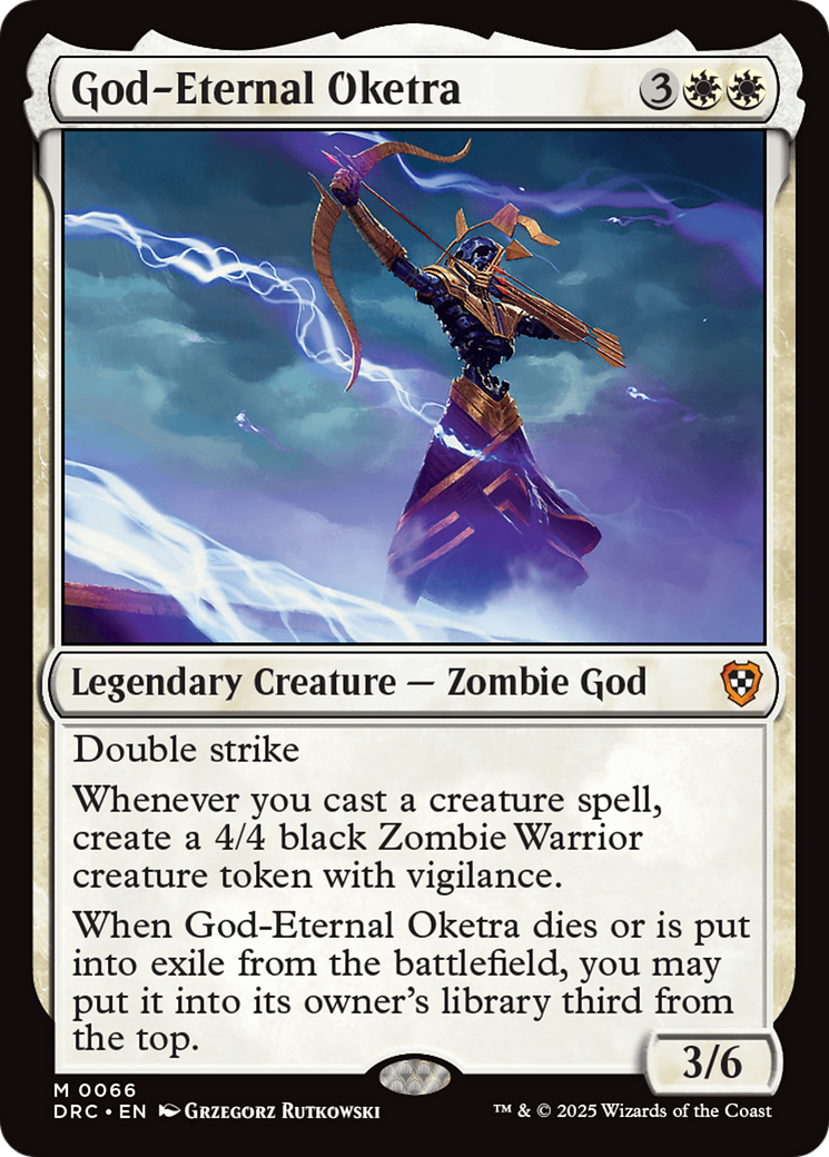 God-Eternal Oketra [Aetherdrift Commander] | Anubis Games and Hobby