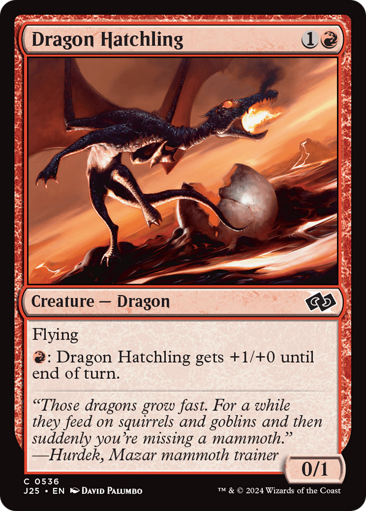 Dragon Hatchling [Foundations Jumpstart] | Anubis Games and Hobby