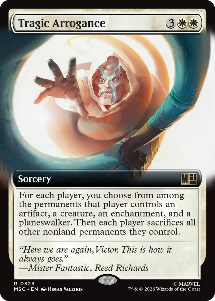 Tragic Arrogance (Extended Art) [Marvel Super Heroes Commander] | Anubis Games and Hobby