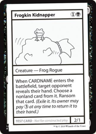 Frogkin Kidnapper (2021 Edition) [Mystery Booster Playtest Cards] | Anubis Games and Hobby