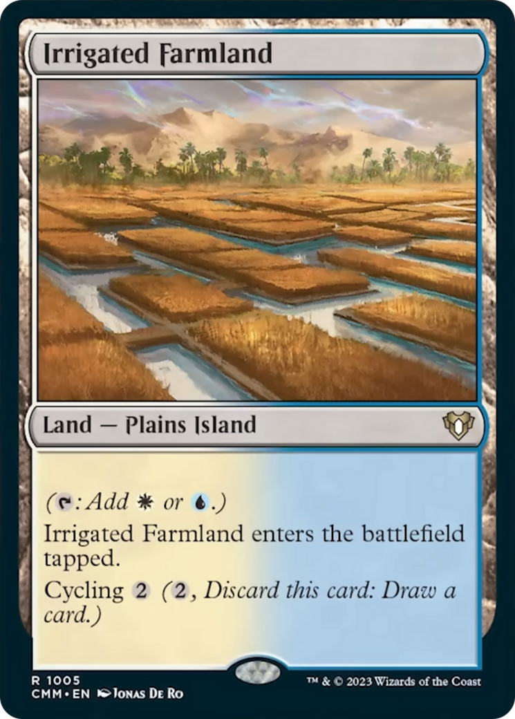 Irrigated Farmland [Commander Masters] | Anubis Games and Hobby