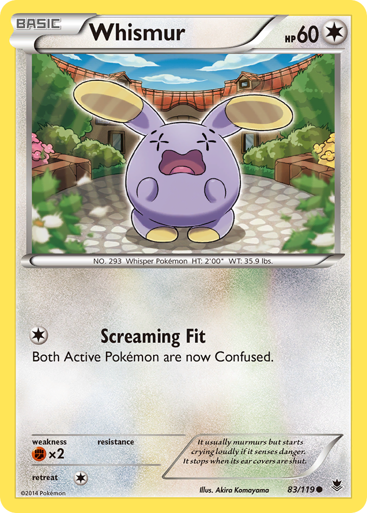 Whismur (83/119) [XY: Phantom Forces] | Anubis Games and Hobby
