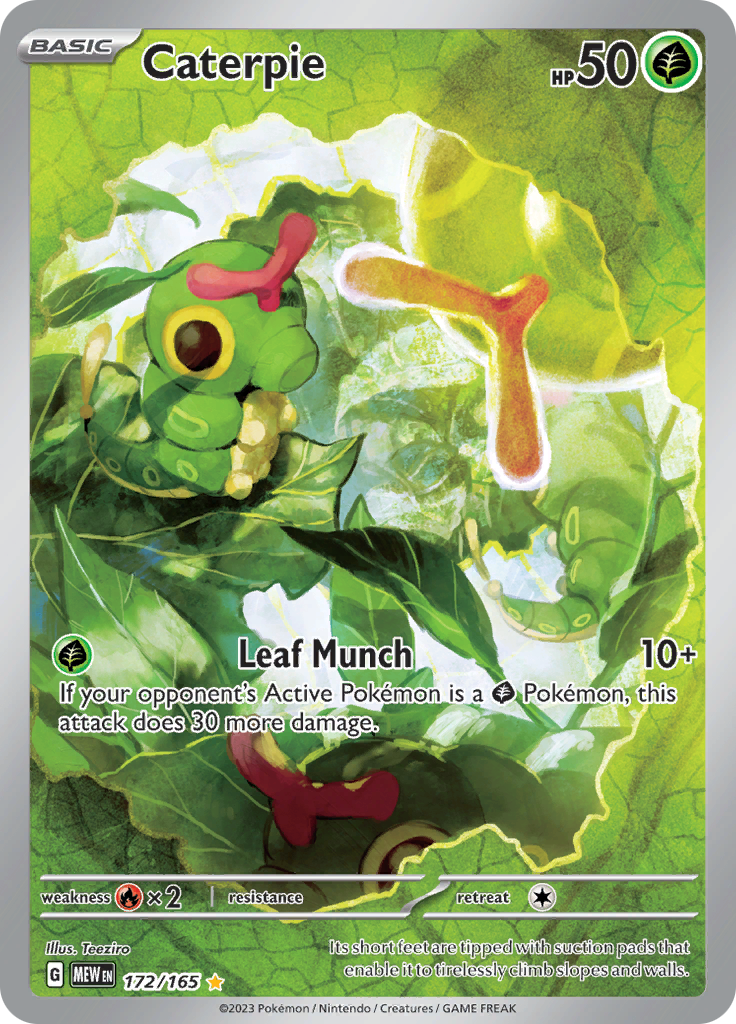 Caterpie (172/165) [Scarlet & Violet: 151] | Anubis Games and Hobby