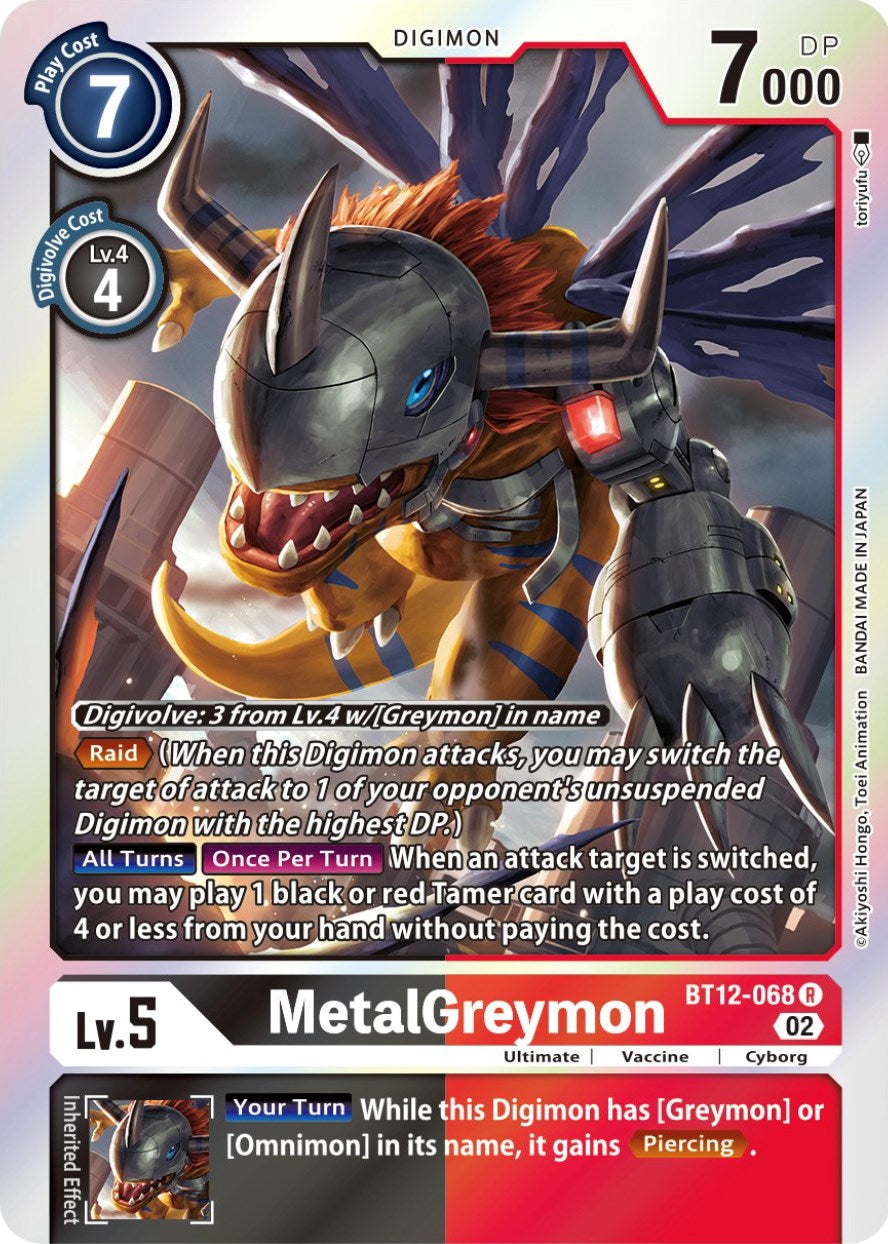 MetalGreymon [BT12-068] [Across Time] | Anubis Games and Hobby
