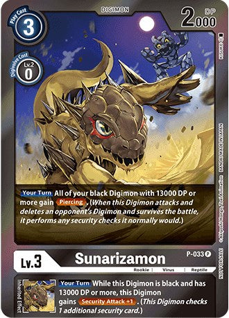 Sunarizamon [P-033] (Gift Box 2022) [Promotional Cards] | Anubis Games and Hobby