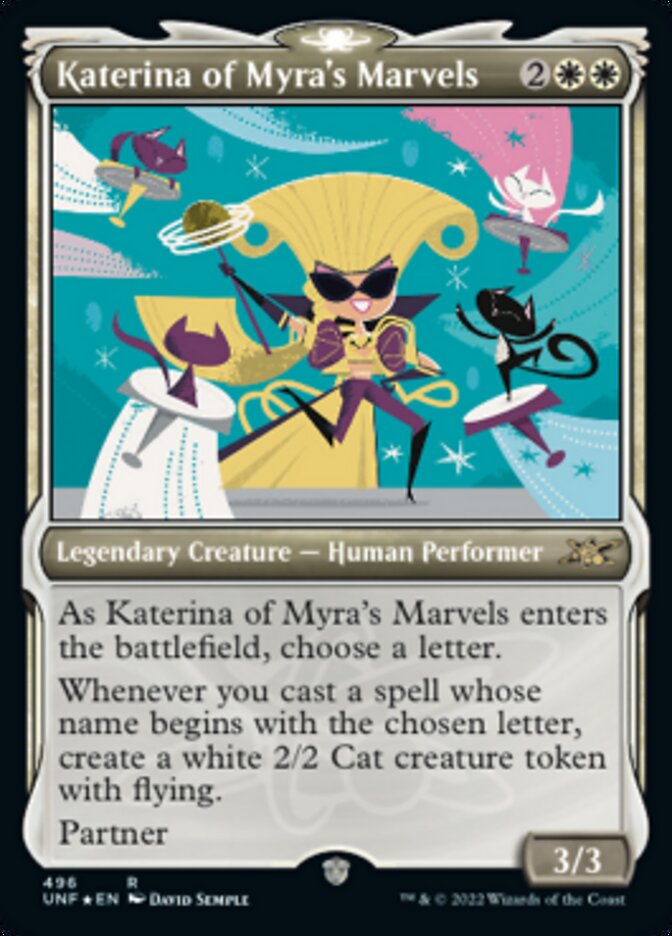 Katerina of Myra's Marvels (Showcase) (Galaxy Foil) [Unfinity] | Anubis Games and Hobby