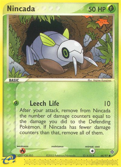 Nincada (68/97) [EX: Dragon] | Anubis Games and Hobby