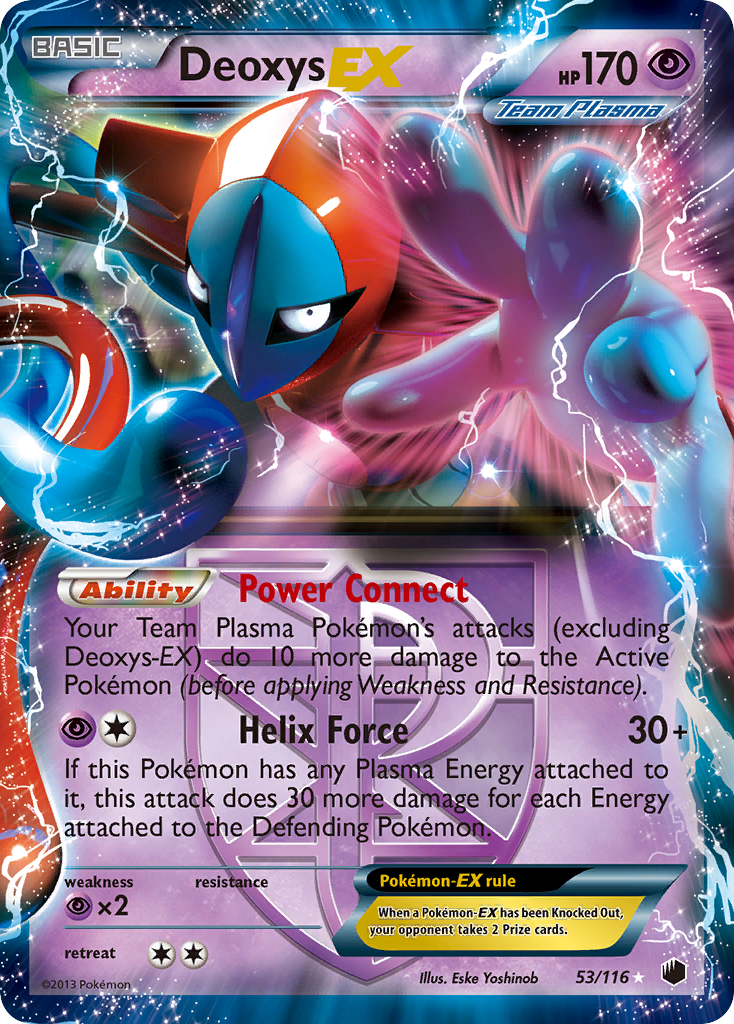 Deoxys EX (53/116) [Black & White: Plasma Freeze] | Anubis Games and Hobby