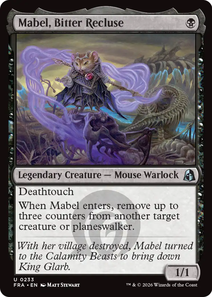 Mabel, Bitter Recluse [Reality Fracture] | Anubis Games and Hobby