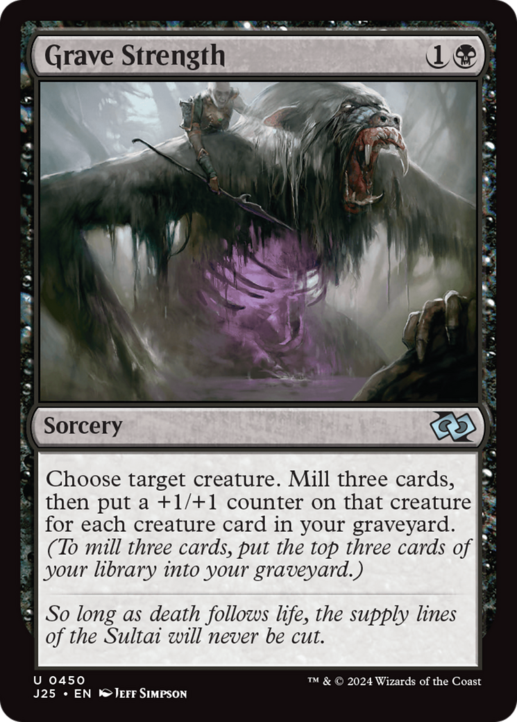 Grave Strength [Foundations Jumpstart] | Anubis Games and Hobby