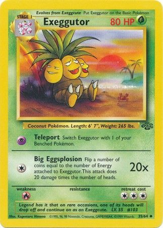 Exeggutor (35/64) [Jungle Unlimited] | Anubis Games and Hobby