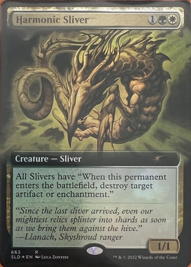 Harmonic Sliver (Extended Art) [Secret Lair Drop Promos] | Anubis Games and Hobby