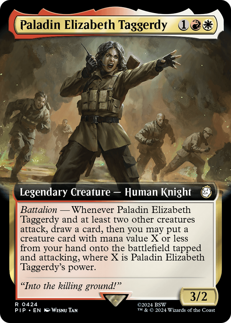 Paladin Elizabeth Taggerdy (Extended Art) [Fallout] | Anubis Games and Hobby