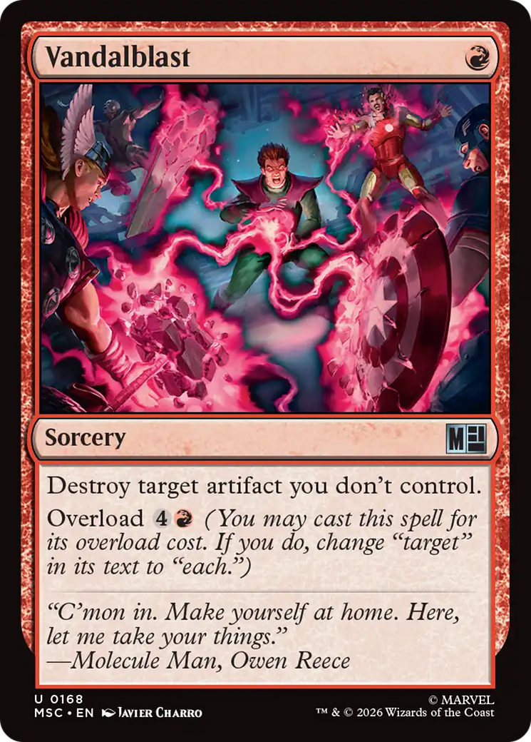 Vandalblast (Surge Foil) [Marvel Super Heroes Commander] | Anubis Games and Hobby