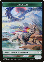 Treasure (20) // Dinosaur Double-Sided Token [March of the Machine Tokens] | Anubis Games and Hobby