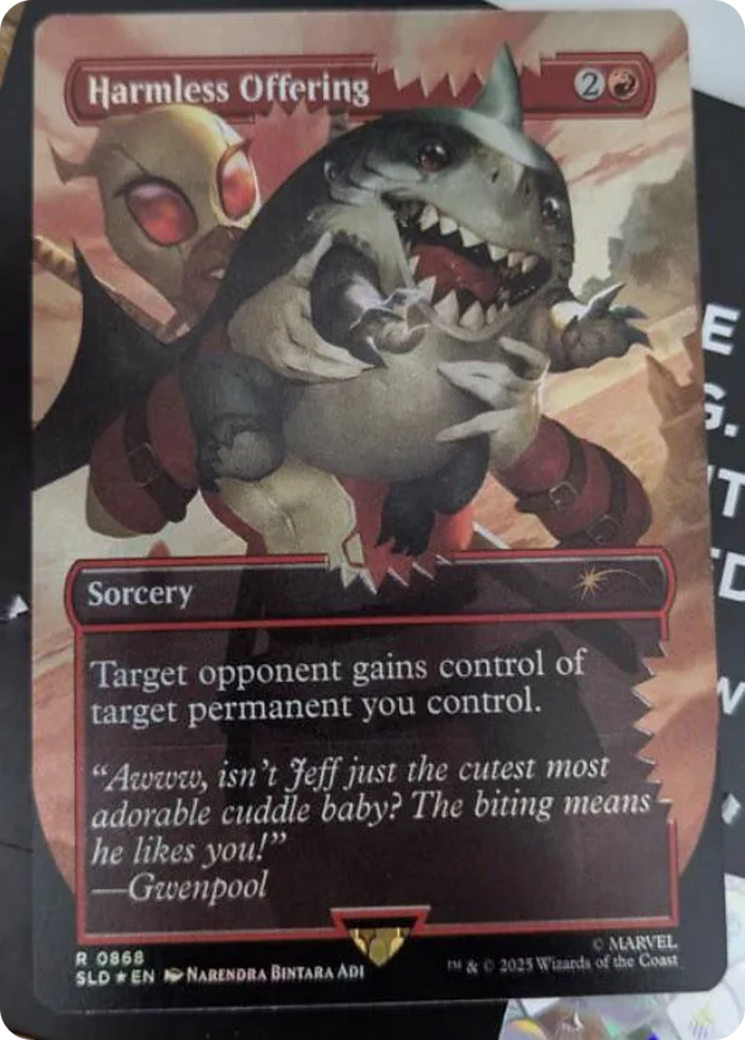 Harmless Offering (Rainbow Foil) [Secret Lair Drop Series] | Anubis Games and Hobby