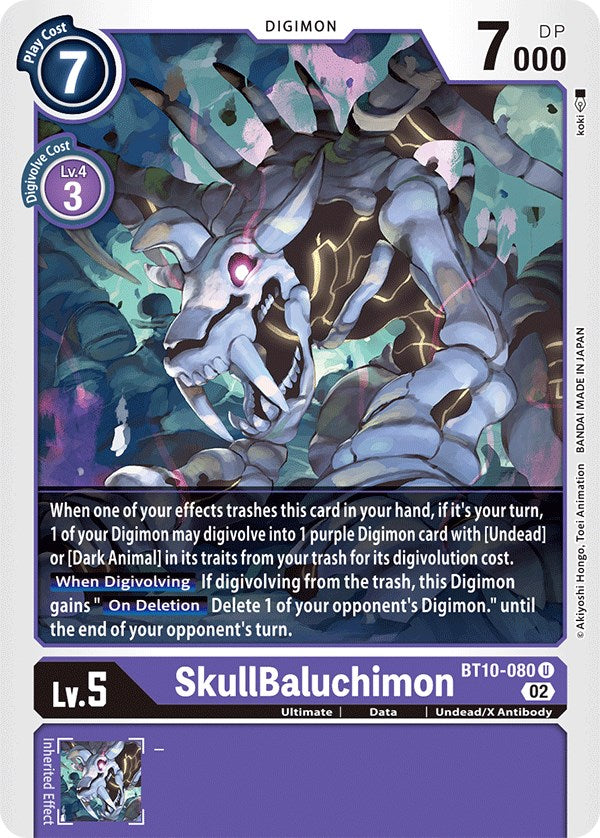 SkullBaluchimon [BT10-080] [Xros Encounter] | Anubis Games and Hobby