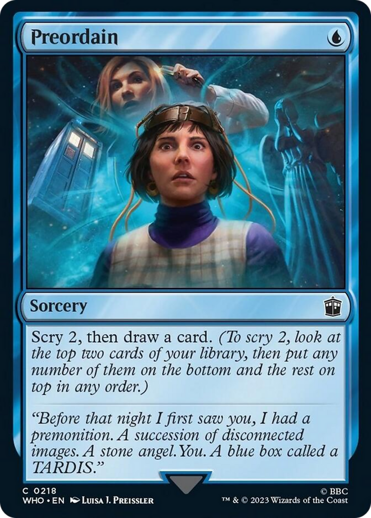 Preordain [Doctor Who] | Anubis Games and Hobby