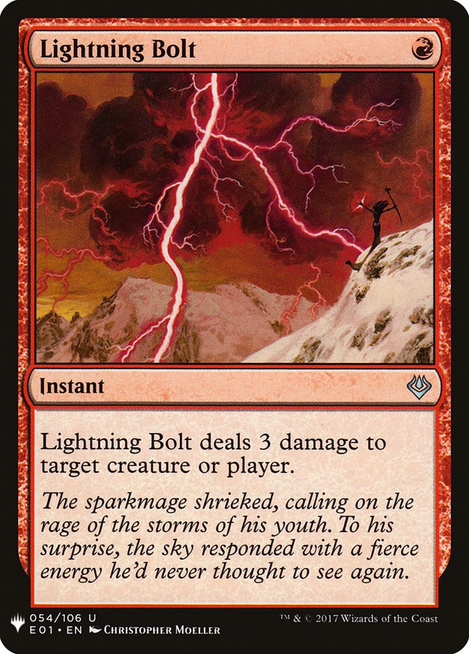 Lightning Bolt [Mystery Booster] | Anubis Games and Hobby