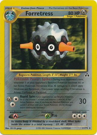 Forretress (21/75) [Neo Discovery Unlimited] | Anubis Games and Hobby