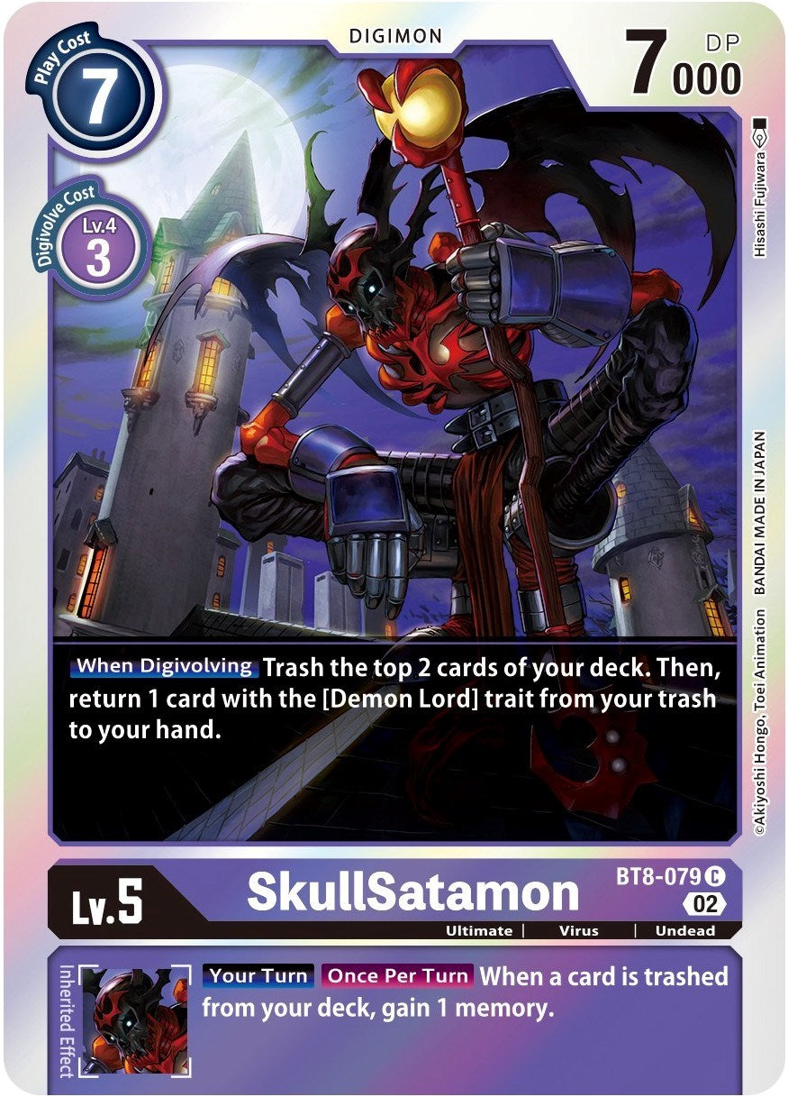 SkullSatamon [BT8-079] (Alternate Art) [Starter Deck: Beelzemon Advanced Deck Set] | Anubis Games and Hobby