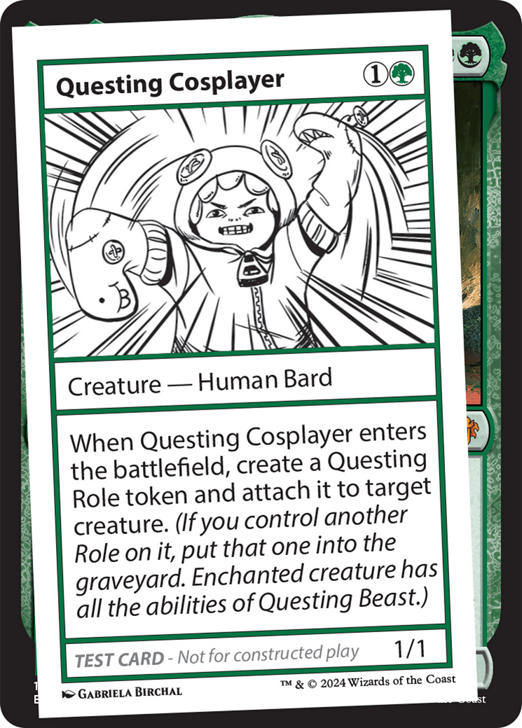 Questing Cosplayer [Mystery Booster 2 Playtest Cards] | Anubis Games and Hobby