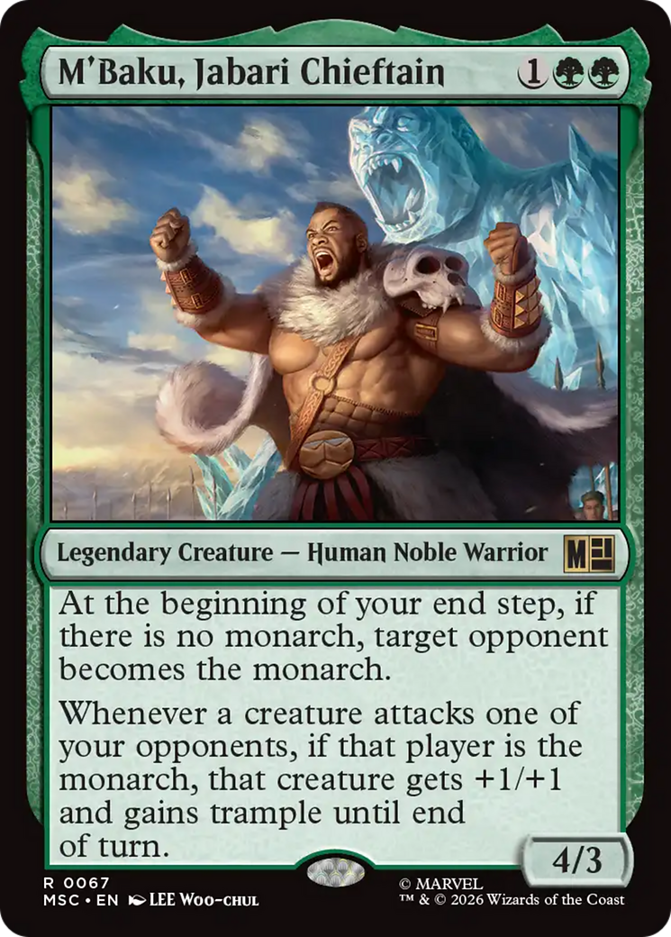 M'Baku, Jabari Chieftain [Marvel Super Heroes Commander] | Anubis Games and Hobby