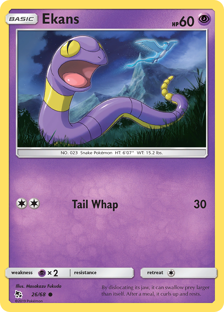 Ekans (26/68) [Sun & Moon: Hidden Fates] | Anubis Games and Hobby