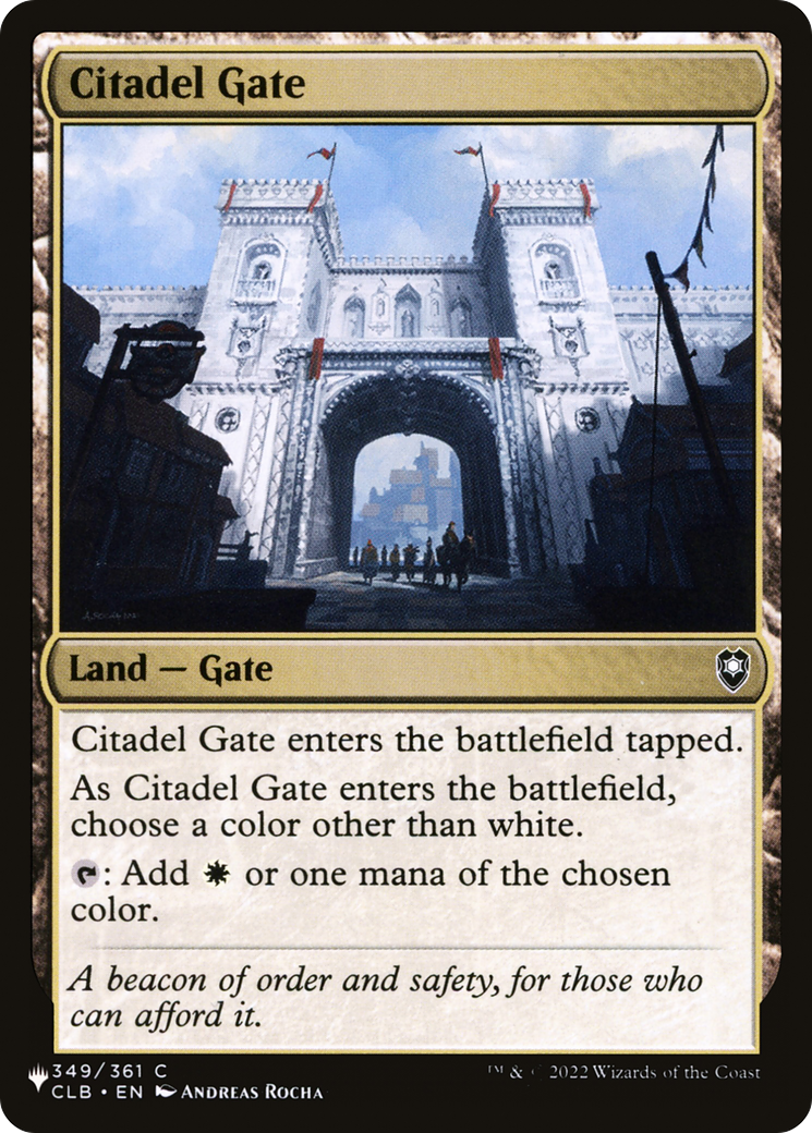 Citadel Gate [The List] | Anubis Games and Hobby