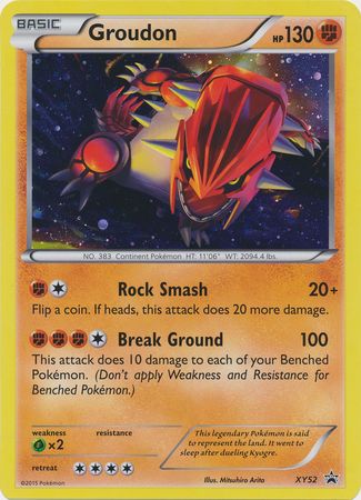 Groudon (XY52) (Jumbo Card) [XY: Black Star Promos] | Anubis Games and Hobby
