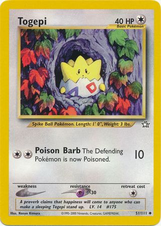 Togepi (51/111) [Neo Genesis Unlimited] | Anubis Games and Hobby