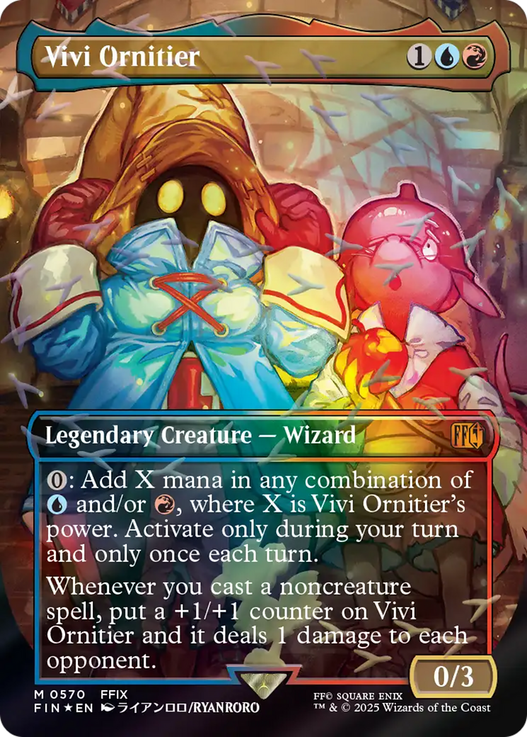 Vivi Ornitier (Borderless) (Chocobo Track Foil) [FINAL FANTASY] | Anubis Games and Hobby