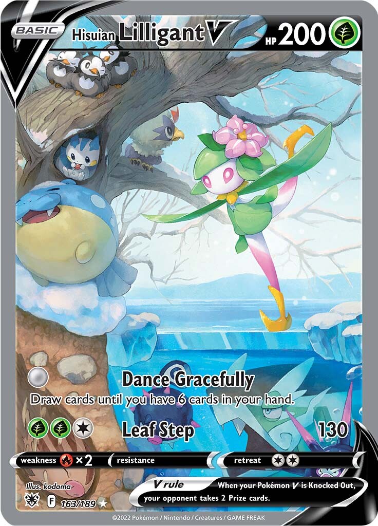 Hisuian Lilligant V (163/189) [Sword & Shield: Astral Radiance] | Anubis Games and Hobby