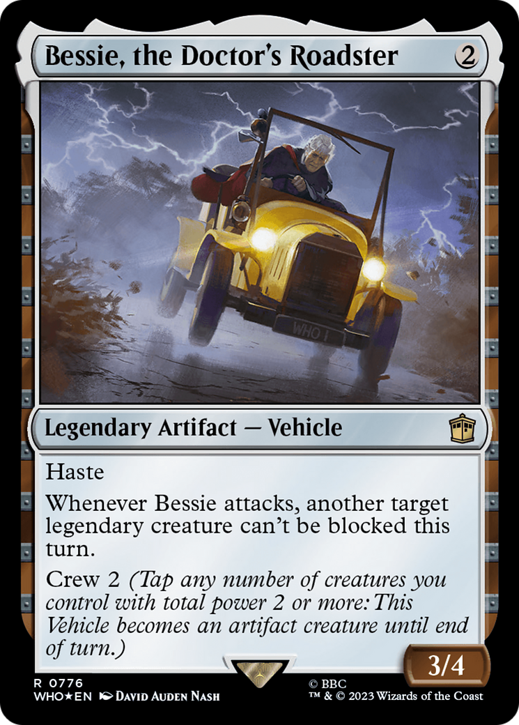 Bessie, the Doctor's Roadster (Surge Foil) [Doctor Who] | Anubis Games and Hobby