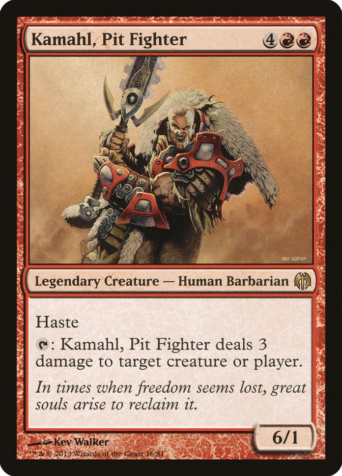 Kamahl, Pit Fighter [Duel Decks: Heroes vs. Monsters] | Anubis Games and Hobby