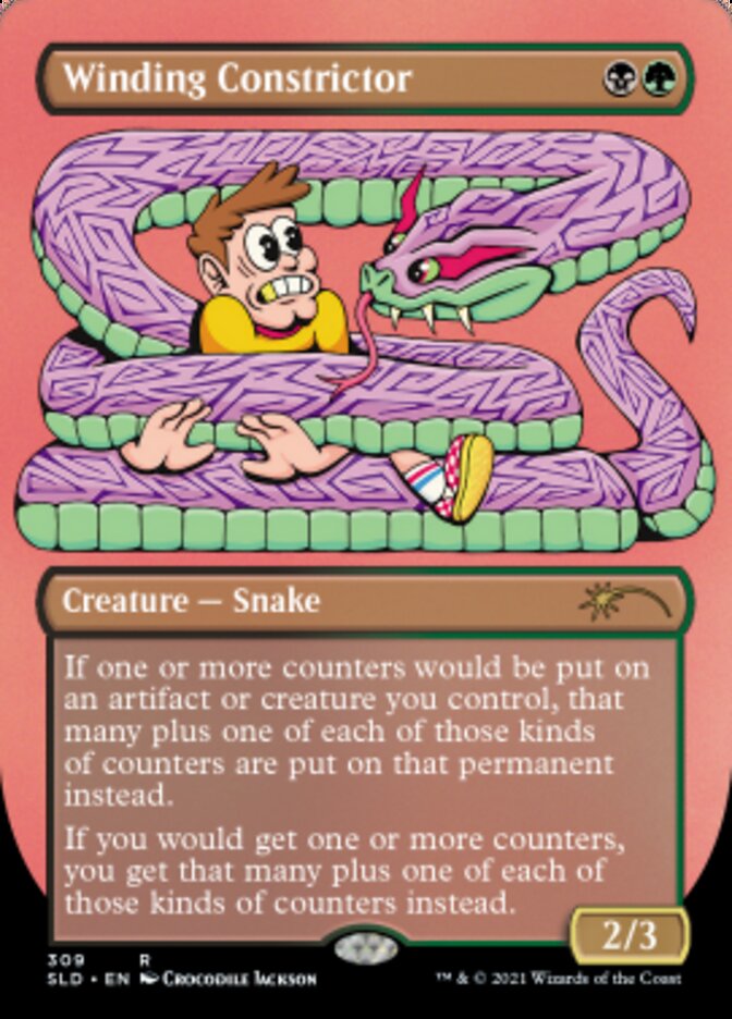 Winding Constrictor (Borderless) [Secret Lair Drop Series] | Anubis Games and Hobby