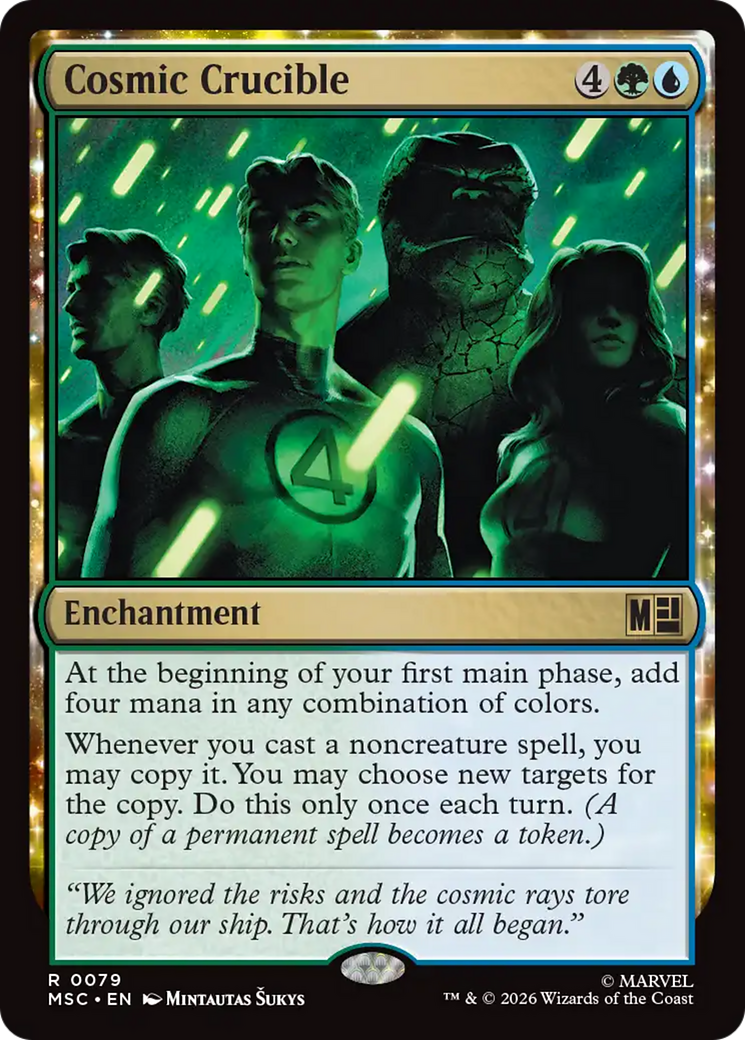 Cosmic Crucible (Surge Foil) [Marvel Super Heroes Commander] | Anubis Games and Hobby
