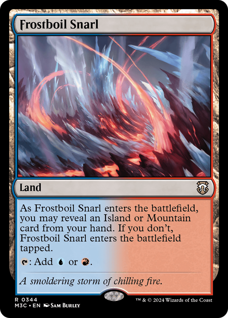 Frostboil Snarl (Ripple Foil) [Modern Horizons 3 Commander] | Anubis Games and Hobby