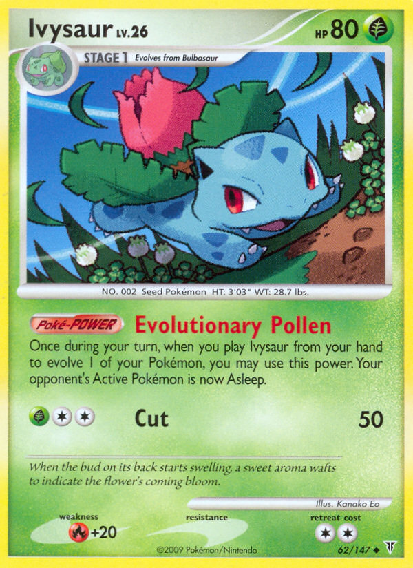 Ivysaur (62/147) [Platinum: Supreme Victors] | Anubis Games and Hobby
