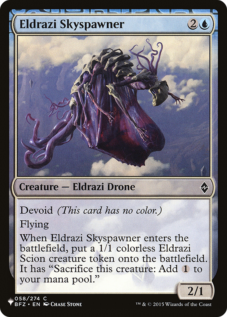 Eldrazi Skyspawner [The List Reprints] | Anubis Games and Hobby