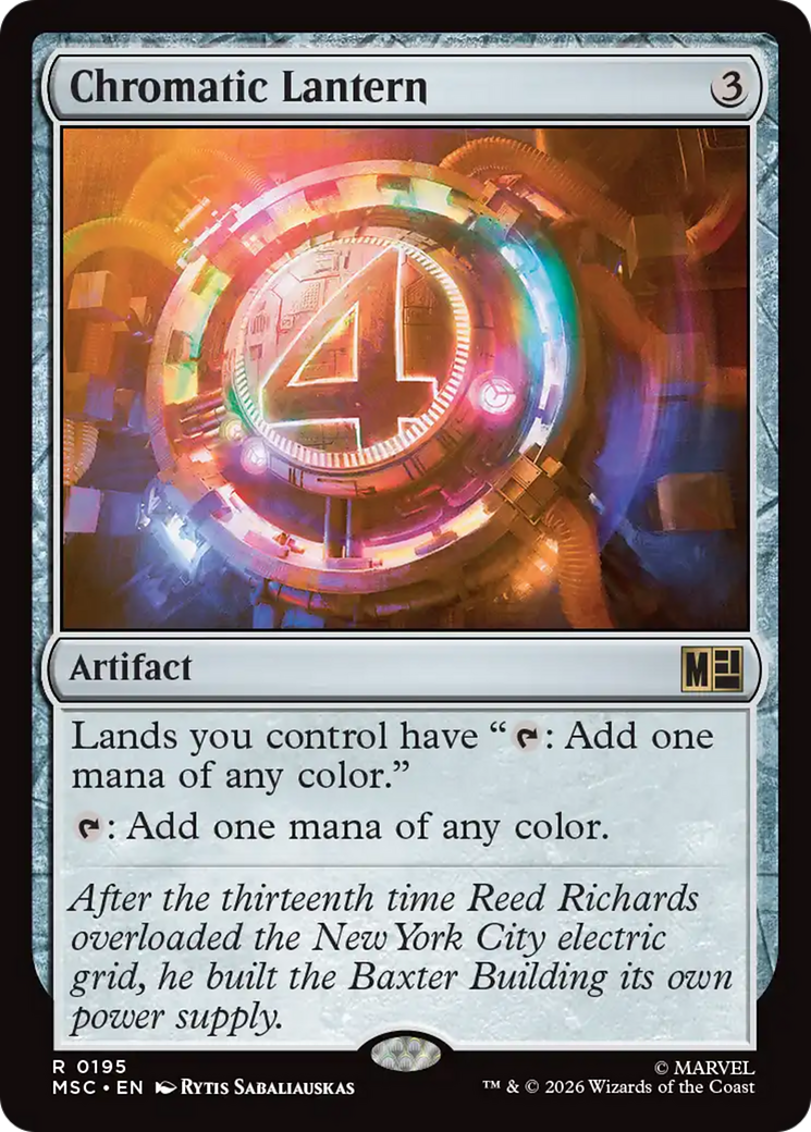 Chromatic Lantern (Surge Foil) [Marvel Super Heroes Commander] | Anubis Games and Hobby