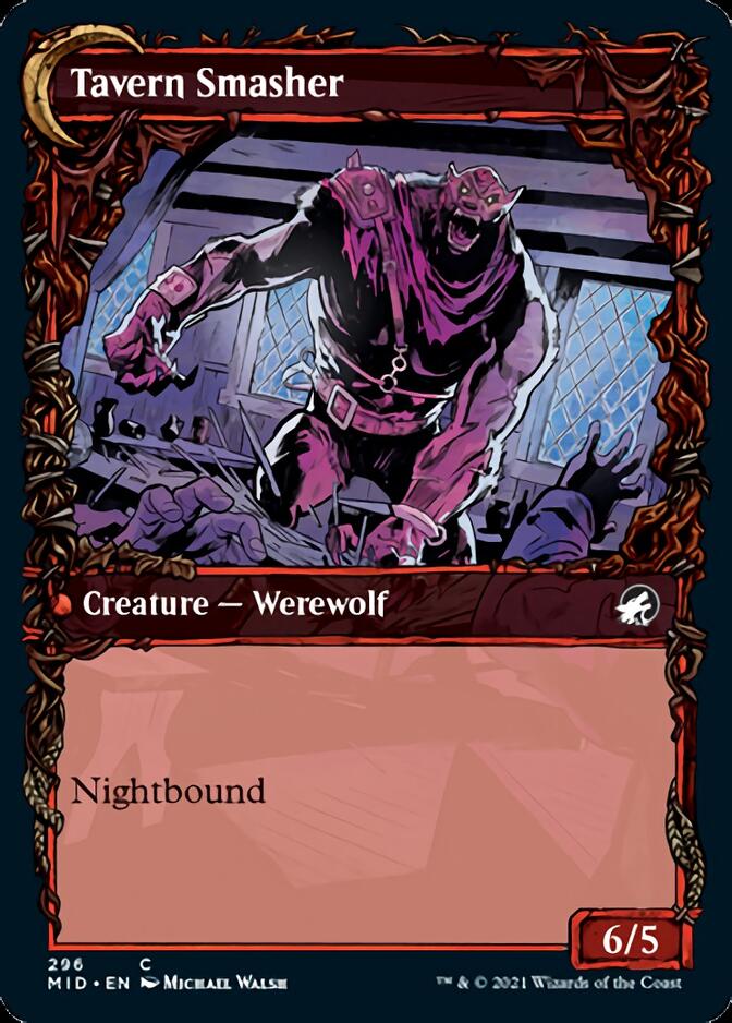 Tavern Ruffian // Tavern Smasher (Showcase Equinox) [Innistrad: Midnight Hunt] | Anubis Games and Hobby